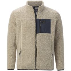 Sweatjacke HELSKOG beige