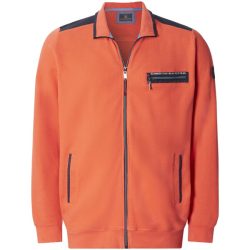 Sweatjacke LEEVEN hellorange