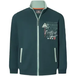 Sweatjacke LINDSEN petrol