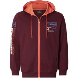 Sweatjacke RODERICH dunkelrot