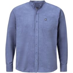 Stehkragenhemd KALLU blau