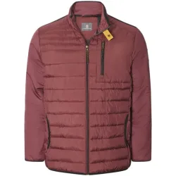 Steppjacke VIGRID dunkelrot