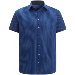 Streifenhemd PERTTU royalblau