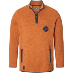 Strickfleeceshirt OTMUND orange