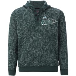 Strickfleeceshirt HARGARD petrol