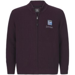 Strickjacke OLETARVIN dunkelrot