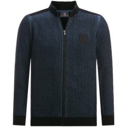 Strickjacke HALSTEN blau