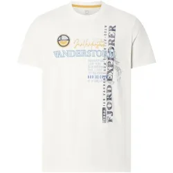 T-Shirt FLYSEN wollweiß