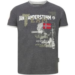T-Shirt SÖLVE dunkelgrau