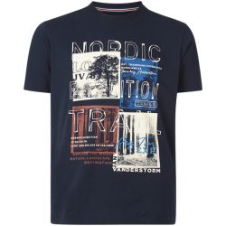 T-Shirt TANDRUP dunkelblau