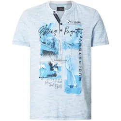 T-Shirt TJELVAR hellblau